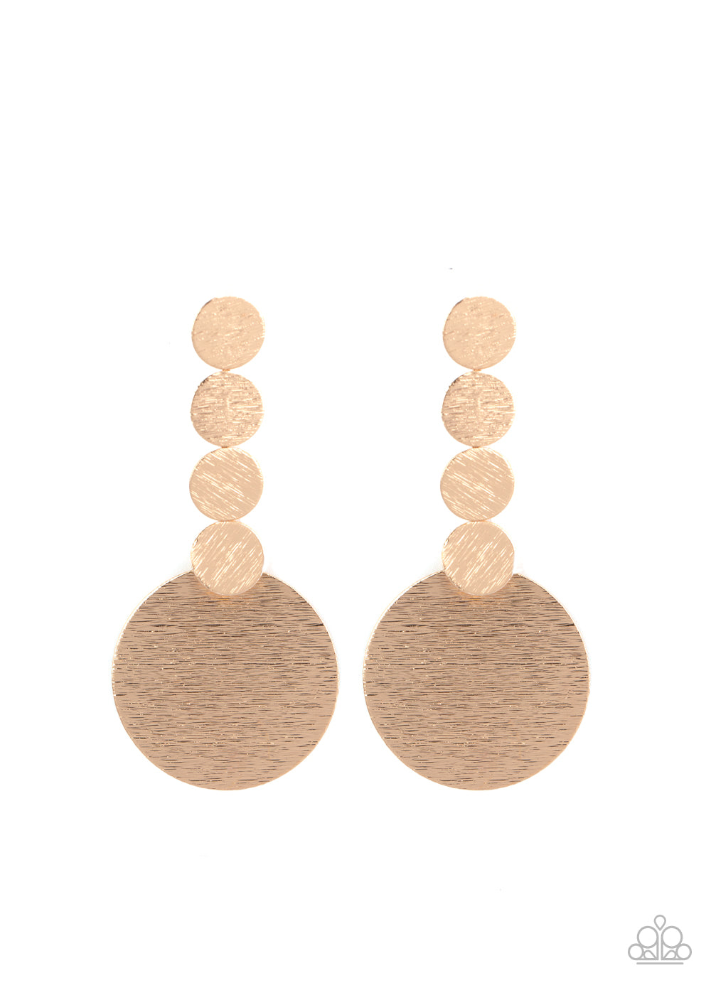 Idolized Illumination - Gold Post Earrings