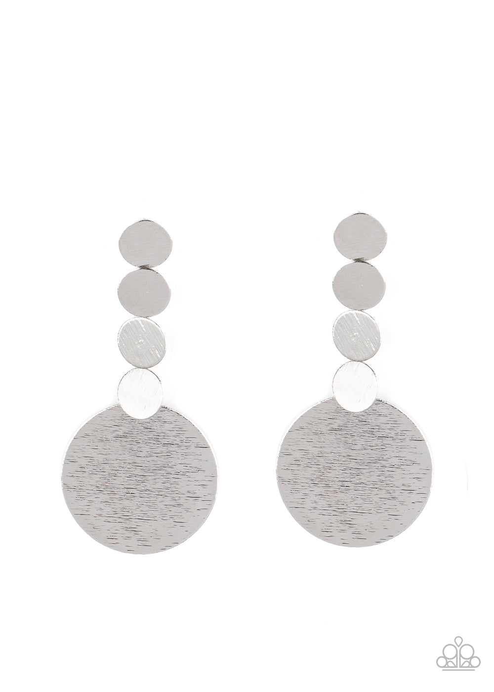 Idolized Illumination - Silver Post Earrings