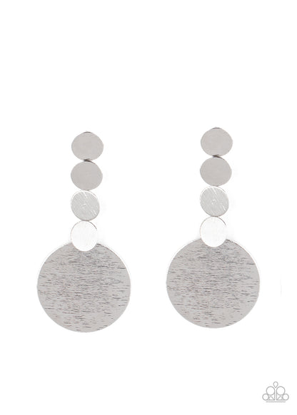 Idolized Illumination - Silver Post Earrings
