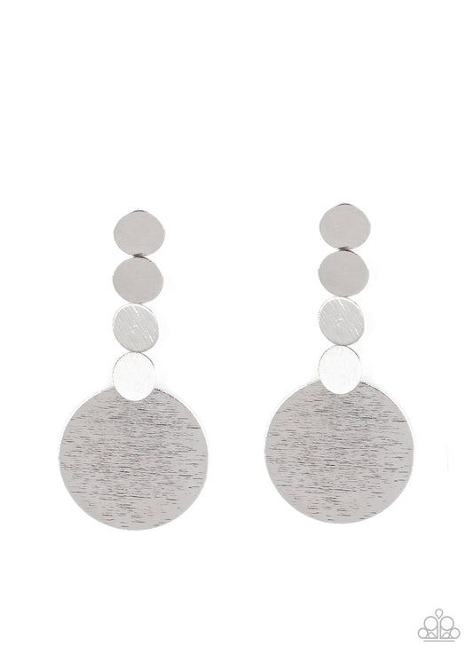 Idolized Illumination - Silver Post Earrings
