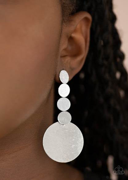 Idolized Illumination - Silver Post Earrings