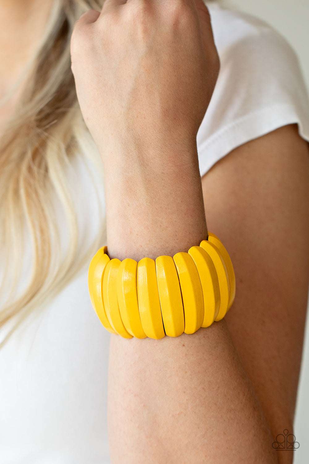 Colorfully Congo - Yellow - Paparazzi Bracelet