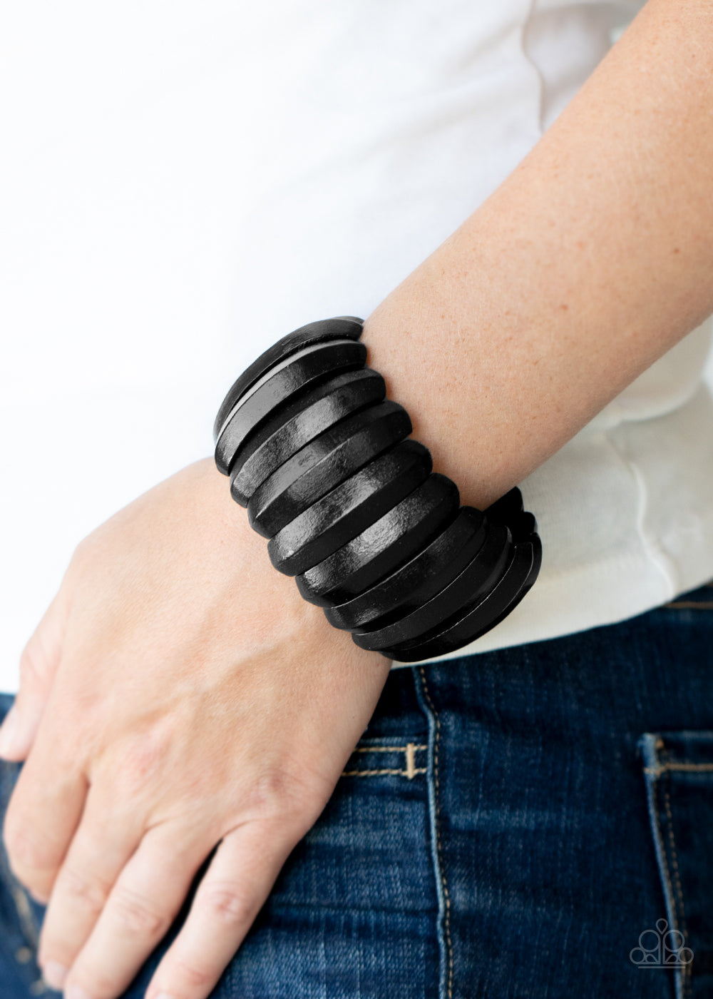 Colorfully Congo - Black - Paparazzi Bracelet