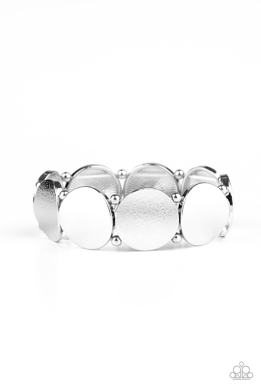 Metallic Spotlight - Silver - Paparazzi Bracelet