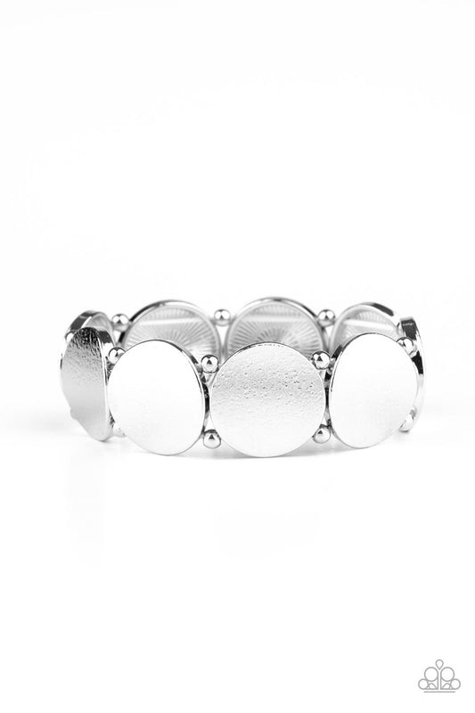 Metallic Spotlight - Silver - Paparazzi Bracelet