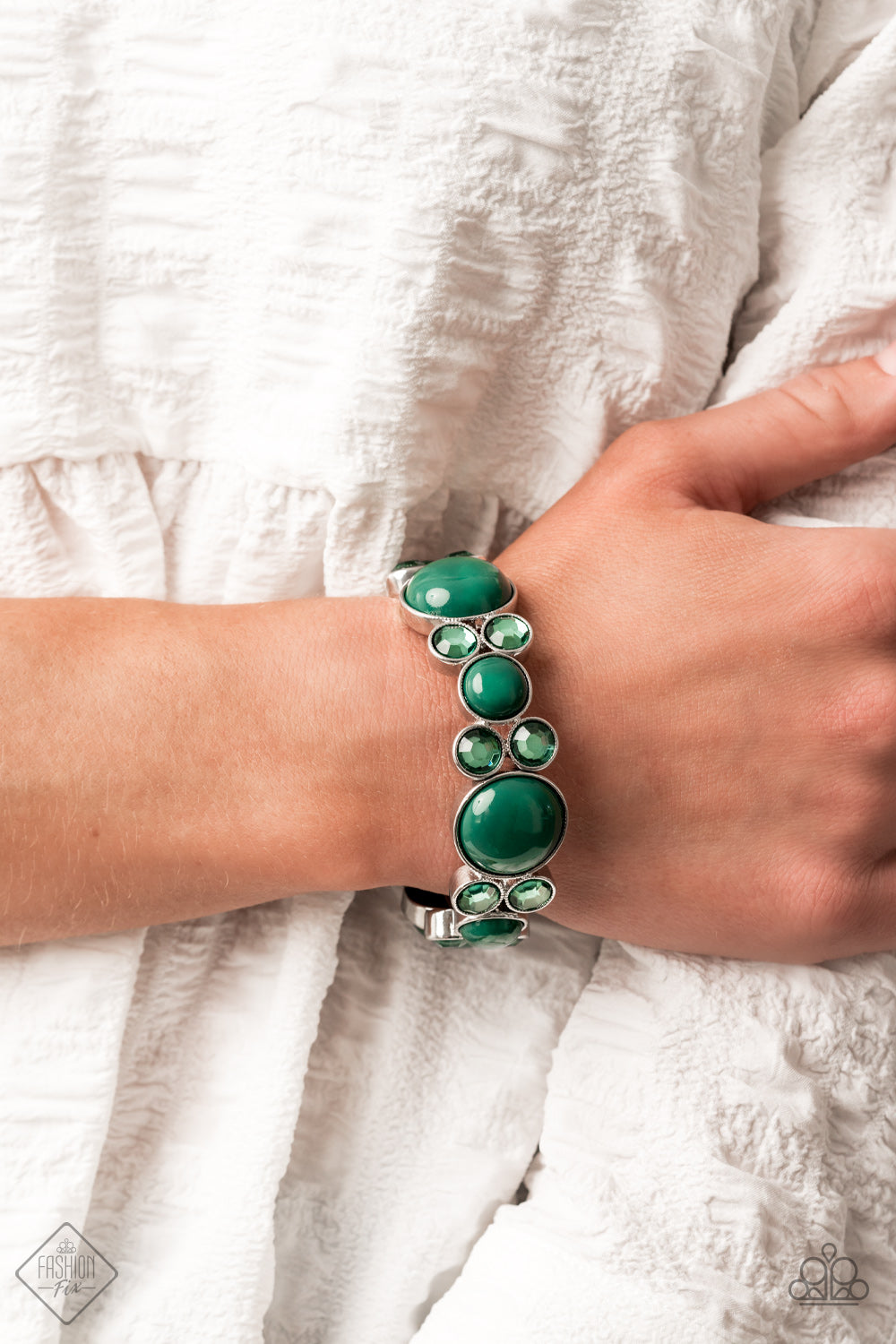 Celestial Escape - Green - Paparazzi Bracelet