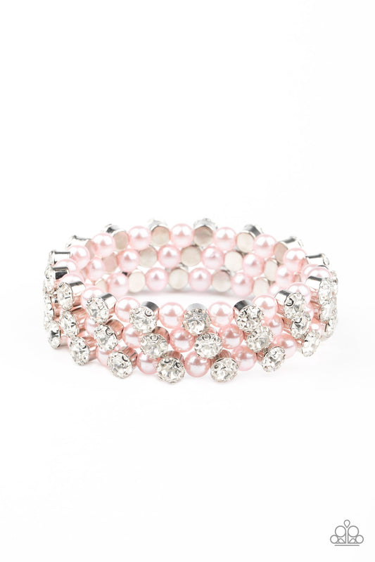 Metro Motif - Pink - Paparazzi Bracelet