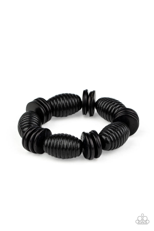 Caribbean Castaway - Black - Paparazzi Bracelet