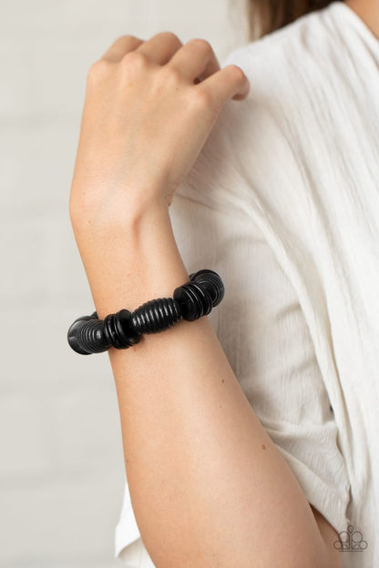 Caribbean Castaway - Black - Paparazzi Bracelet