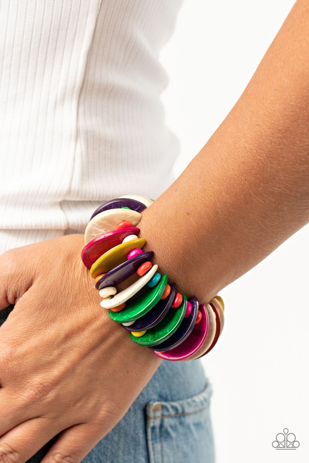 Tropical Tiki Bar - Multi Wood Bracelet
