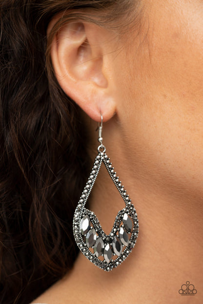 Ethereal Expressions - Silver Fish Hook Earrings
