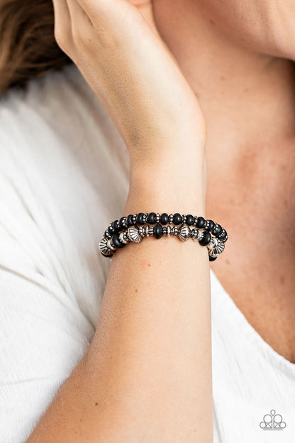Cactus Quest - Black - Paparazzi Bracelet
