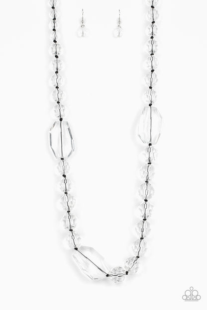 Malibu Masterpiece - White - Paparazzi Necklace
