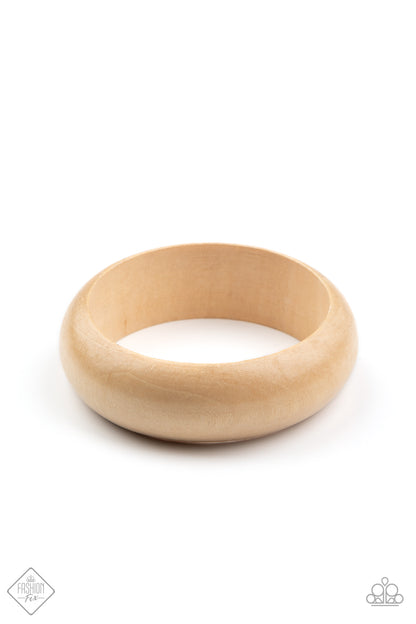 Whimsically Woodsy Wood - Paparazzi Bracelet