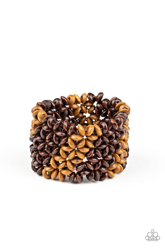 Island Expression - Brown - Paparazzi Bracelet