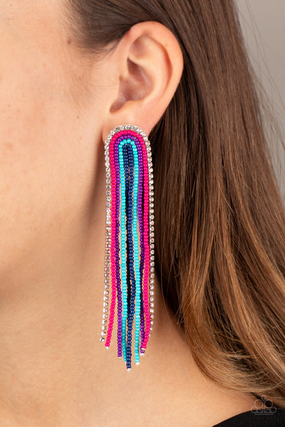 Let There BEAD Light - Multi - Paparazzi Earrings