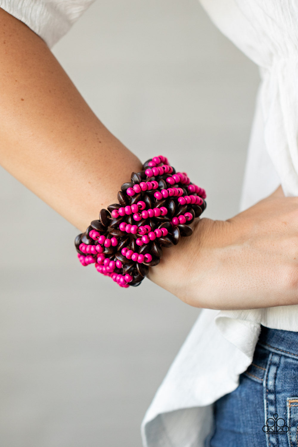 Cozy in Cozumel - Pink - Paparazzi Bracelet