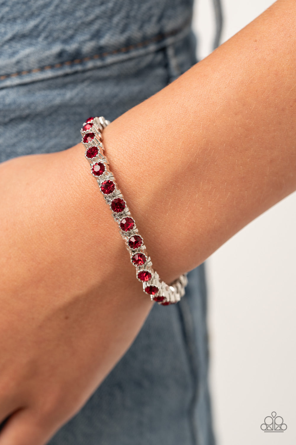 Starry Social - Red - Paparazzi Bracelet