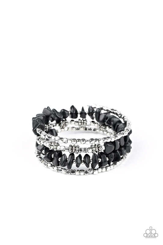 Rockin Renegade - Black - Paparazzi Bracelet