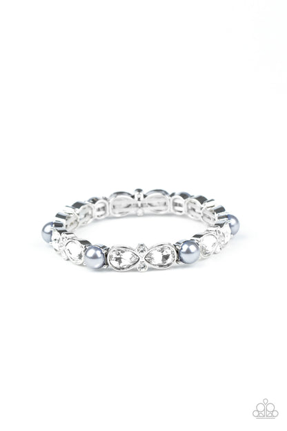 Frosted Finery - Silver - Paparazzi Bracelet