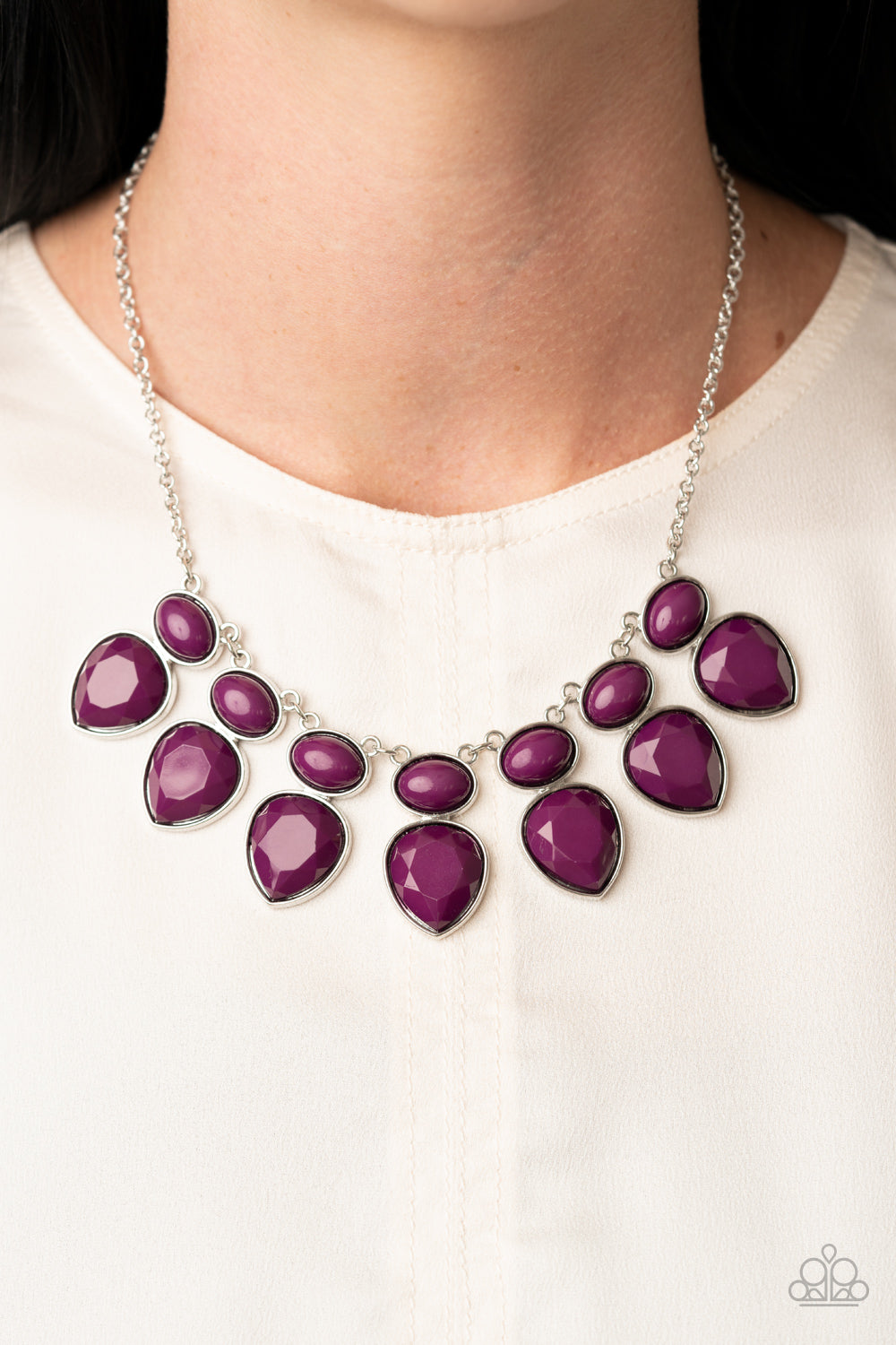 Modern Masquerade - Purple - Paparazzi Necklace