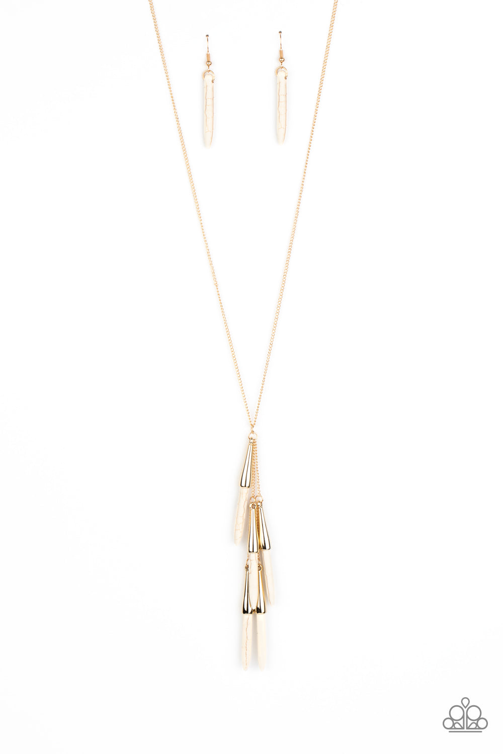 Primitive and Proper - White - Paparazzi Necklace