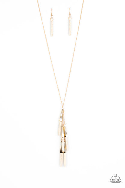 Primitive and Proper - White - Paparazzi Necklace