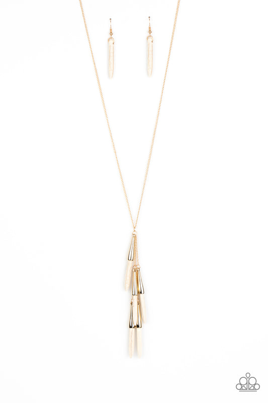 Primitive and Proper - White - Paparazzi Necklace