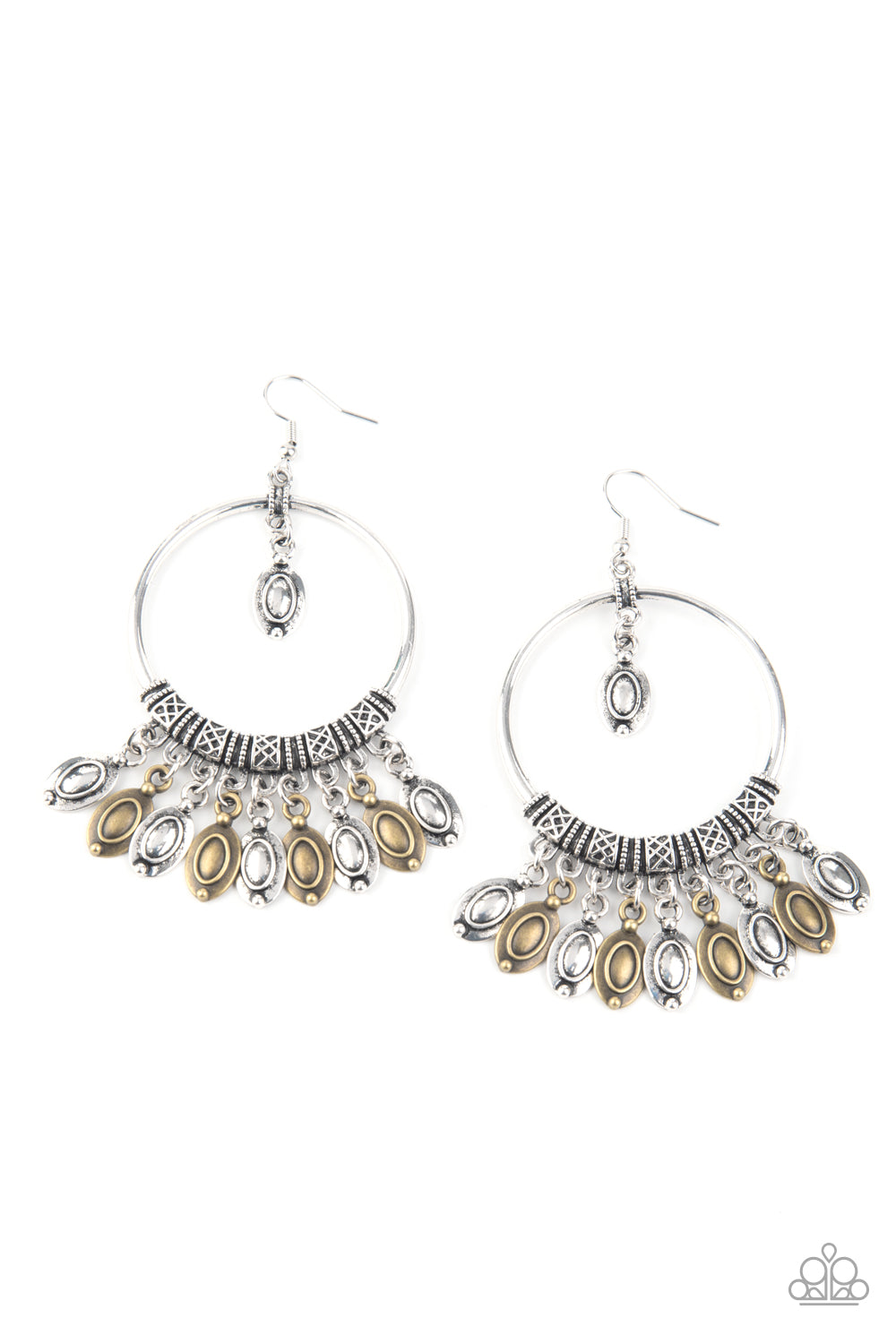 Metallic Harmony - Multi Fish Hook Earrings