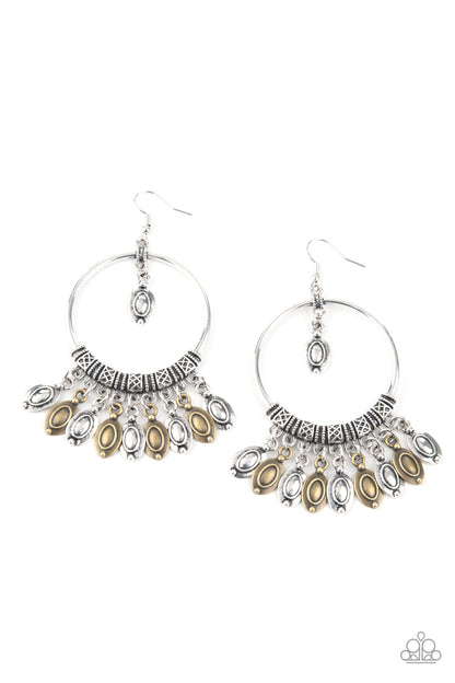 Metallic Harmony - Multi Fish Hook Earrings