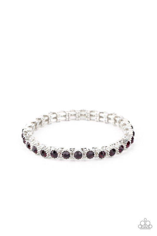 Starry Social - Purple - Paparazzi Bracelet