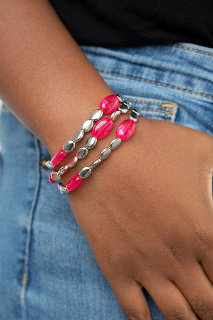 Sorry to Burst Your Bauble - Pink - Paparazzi Bracelet