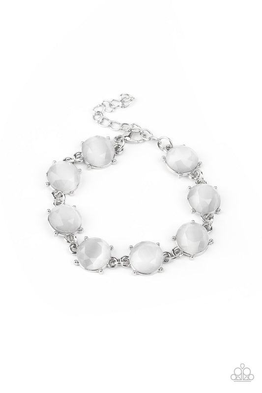 Ms. GLOW-It-All - White Bracelet