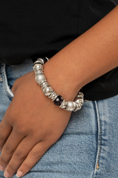 Take Your Best Shot - Purple - Paparazzi Bracelet