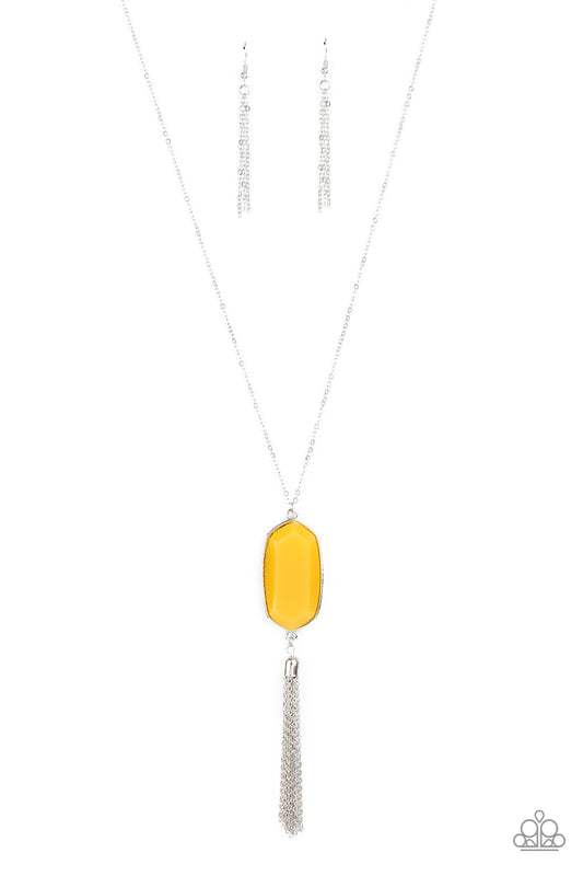 Got A Good Thing GLOWING - Yellow Necklace