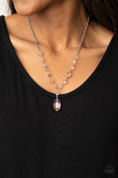 Fashionista Week - Pink - Paparazzi Necklace