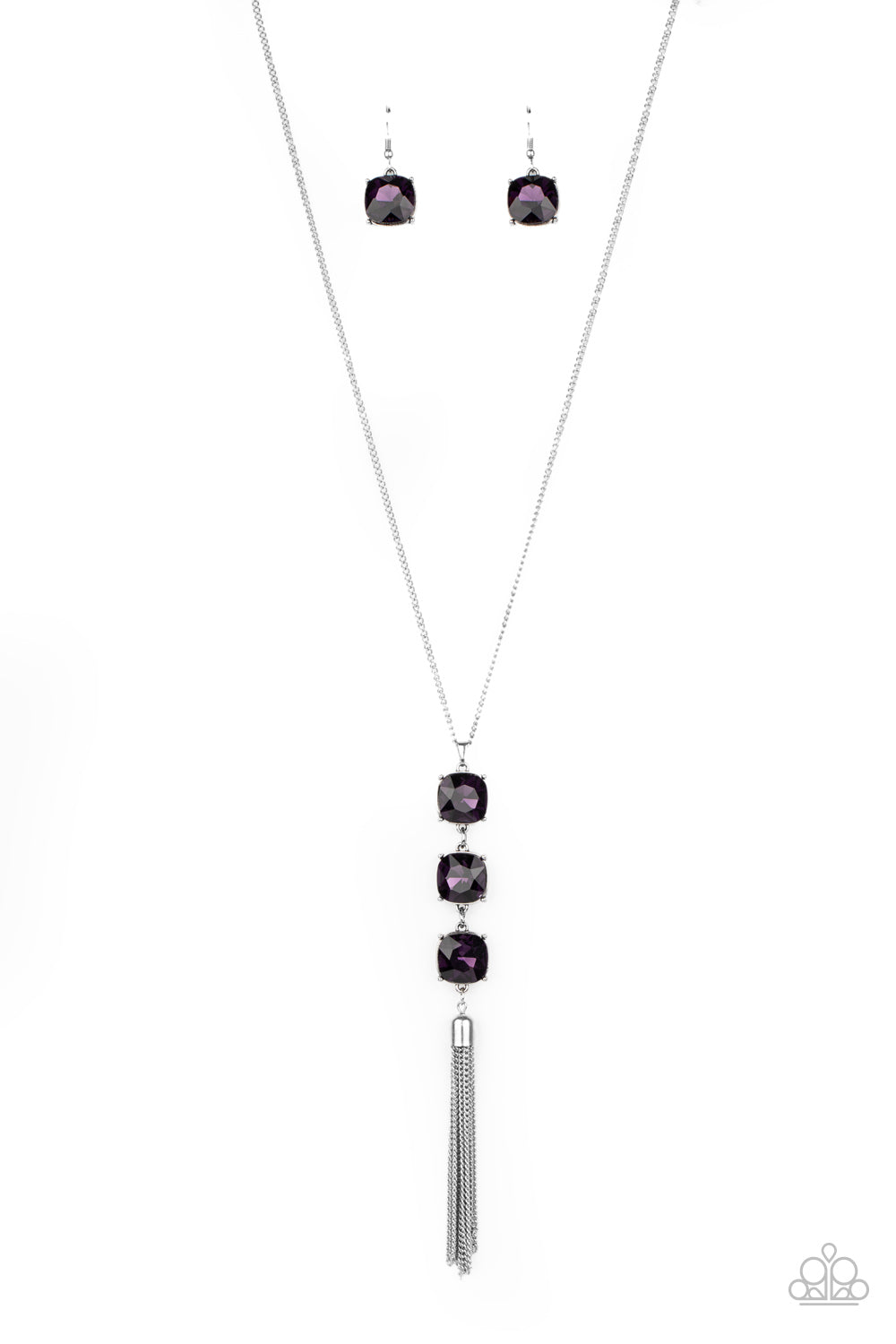 Glow Me The Money! - Purple Necklace
