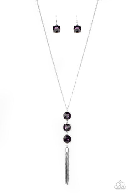 Glow Me The Money! - Purple Necklace
