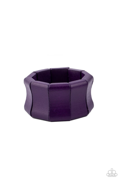 Caribbean Couture - Purple - Paparazzi Bracelet
