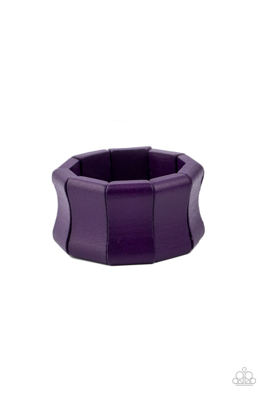 Caribbean Couture - Purple - Paparazzi Bracelet