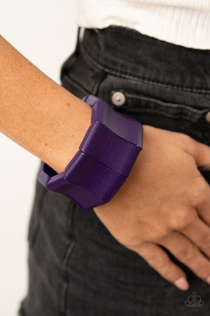 Caribbean Couture - Purple - Paparazzi Bracelet