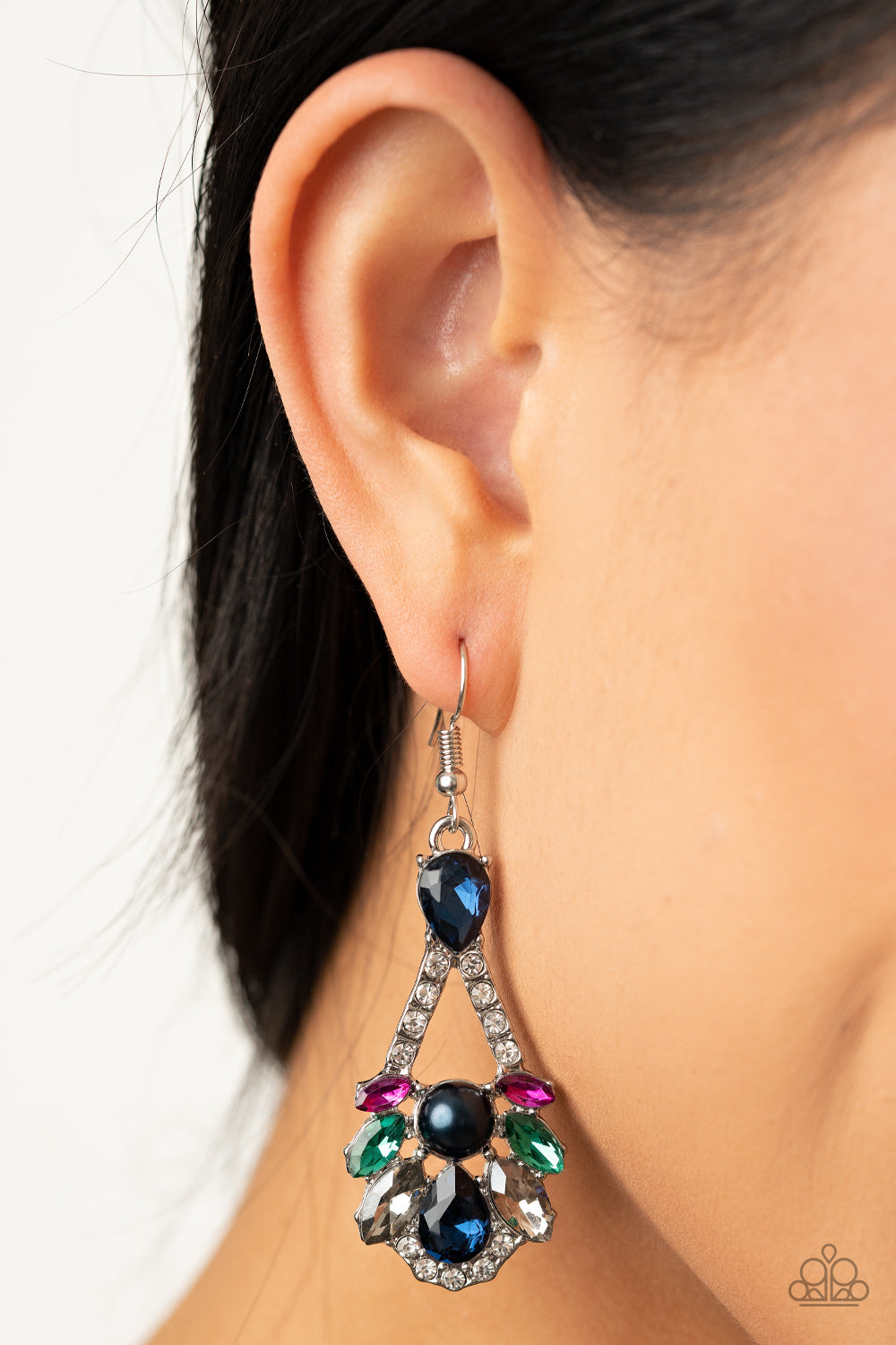 Prismatic Presence - Mutli Fish Hook Earrings