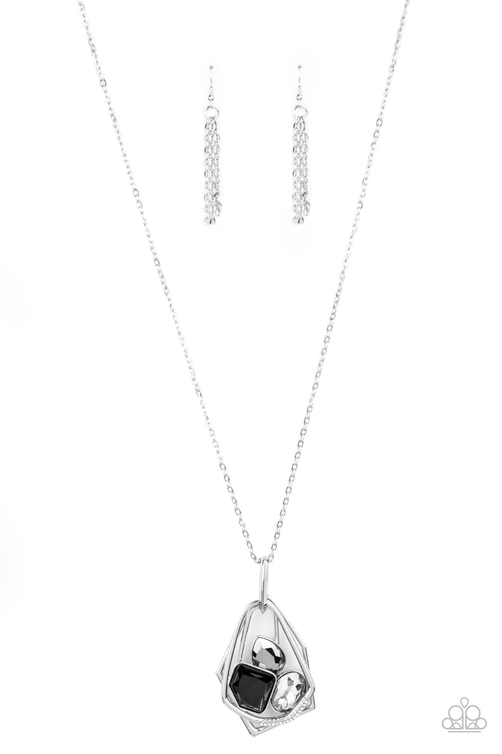 All Systems GLOW - Black - Paparazzi Necklace