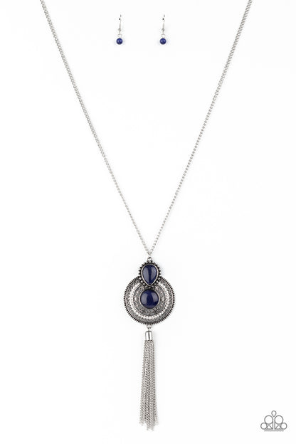 Mountain Mystic - Blue - Paparazzi Necklace