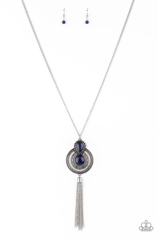 Mountain Mystic - Blue - Paparazzi Necklace