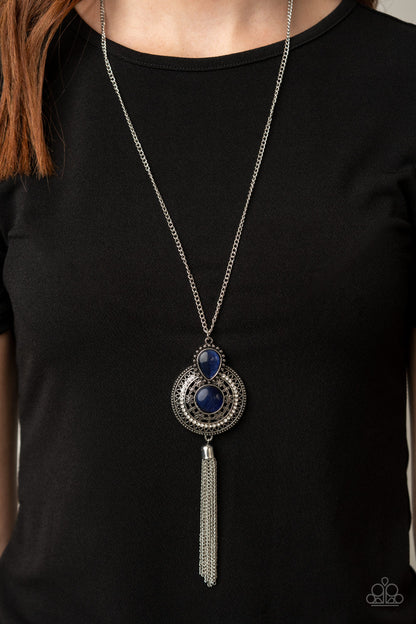 Mountain Mystic - Blue - Paparazzi Necklace