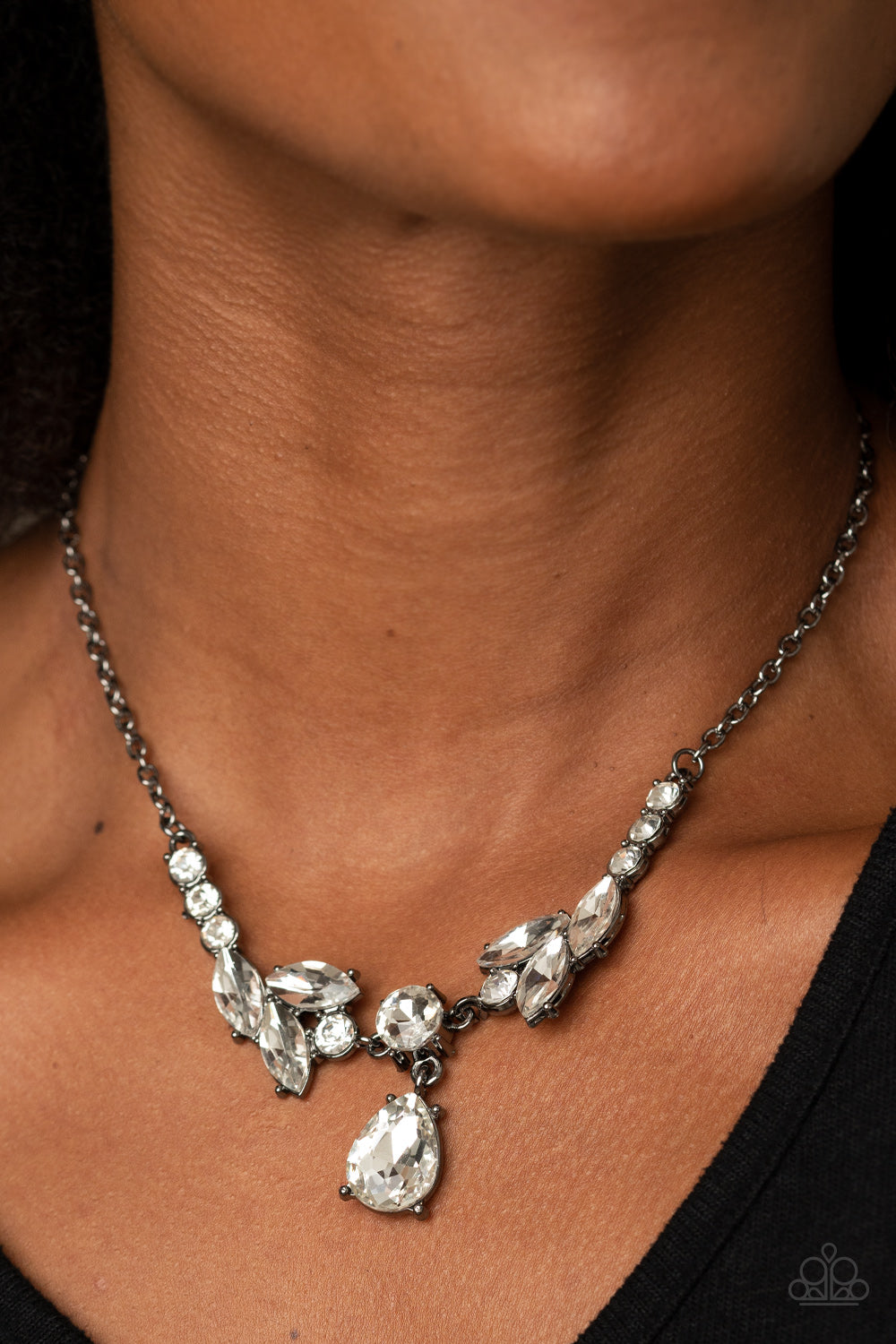 Unrivaled Sparkle - Black -Paparazzi Necklace