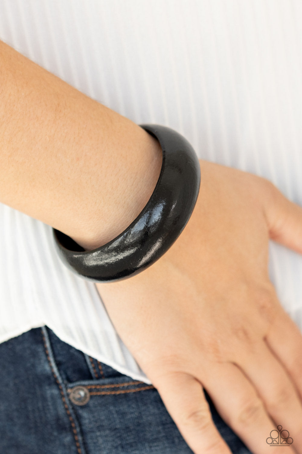 Whimsically Woodsy - Black - Paparazzi Bracelet