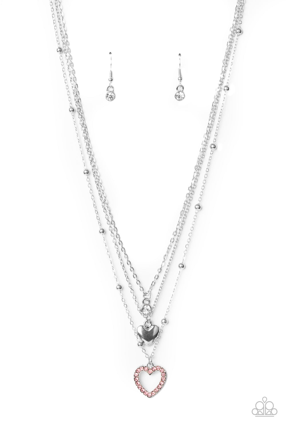 Never Miss a Beat - Pink - Paparazzi Necklace