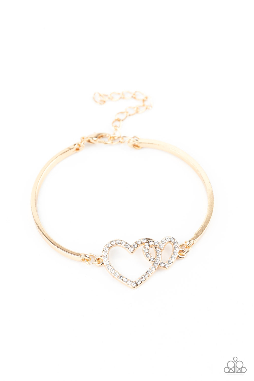 Cupid is Calling - Gold - Paparazzi Bracelet